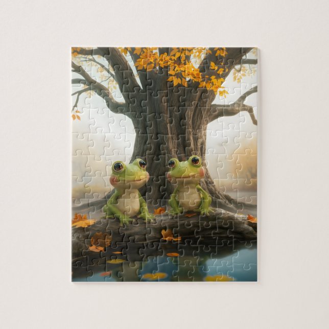 Fall Frogs Puzzle (Vertikal)