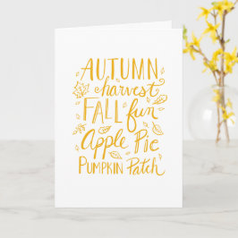 Fall Fun Card Karte
