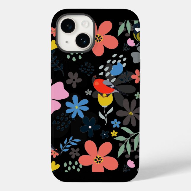 Fall für bemalte Blume Case-Mate-iPhone Case-Mate iPhone Hülle (Rückseite)