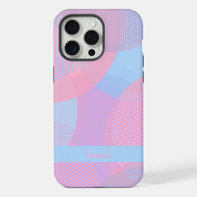 Fall für das iPhone-Modell im Circle-Muster iPhone Hülle (Rückseite)