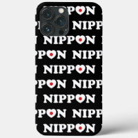 Fall für das iPhone von Nippon Liebe Heart Flag Ca