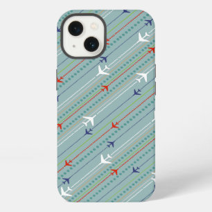 Fall für das Muster des Retro-Flugzeugs iPhone 6 13 Hülle