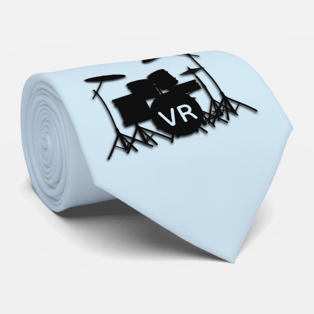 Fall für das Set Monogramm-Trommelfell Krawatte (Gerollt)