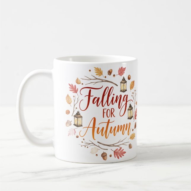 Fall für die Tasse im Herbst (Links)