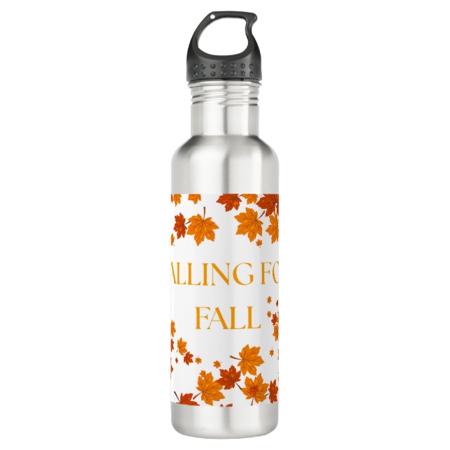 Fall für Fall Edelstahlflasche (Vorderseite)