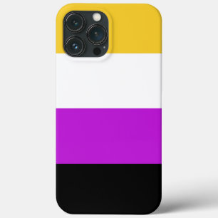 Fall für iPhone-Case für nicht binäre Farben Flag  Case-Mate iPhone Hülle
