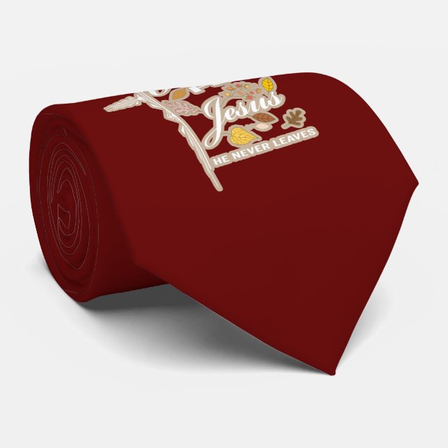 Fall für Jesus er nie verlasse Krawatte (Gerollt)