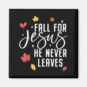 Fall für Jesus, er verlässt das Erntedankfest Chri Magnet