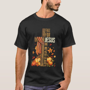 Fall für Jesus, er verlässt den Herbst nie Christl T-Shirt