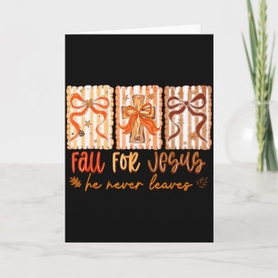 Fall Für Jesus Er Verlässt Niemals Christliches Da Karte