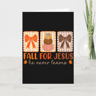 Fall Für Jesus Er Verlässt Niemals Herbst Christli Karte