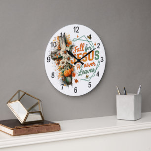 Fall für Jesus... Große Wanduhr