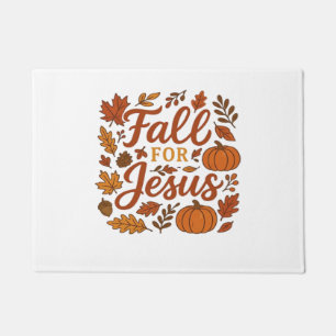 Fall für Jesus Herbst Pumpkin Christliche Glaubens Fußmatte