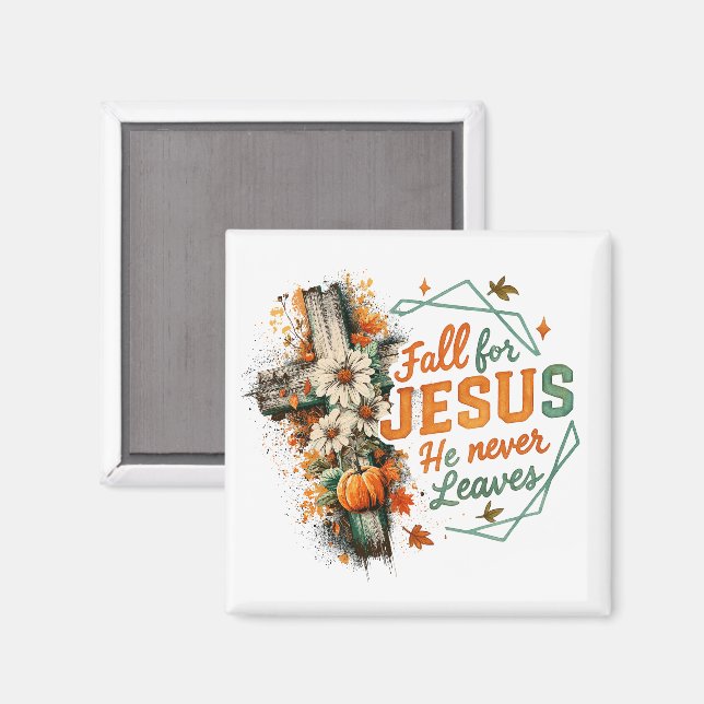 Fall für Jesus... Magnet (Vorderseite/Rückseite)