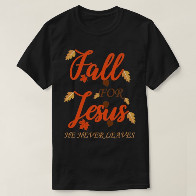 Fall für Jesus T-Shirt (Design vorne)