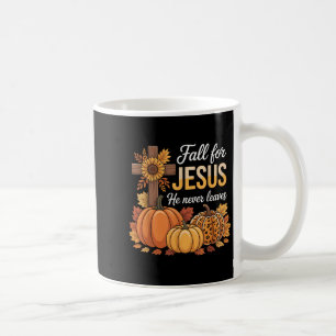 Fall für Jesus, Verlasse er nie Christlichen Thank Kaffeetasse