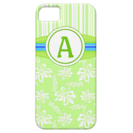 Fall für Monogram Green Hibiskus & Surfboard iPhon iPhone 11 Hülle