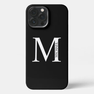 Fall für personalisiertes Monogramm und Name iPhon iPhone 13 Pro Max Hülle