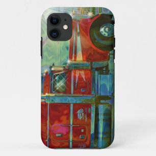 Fall für Red Truck Freight Truck Fahrer iPhone 5 Case-Mate iPhone Hülle