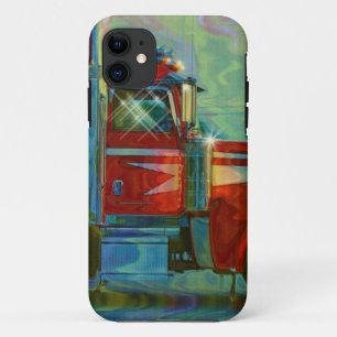 Fall für Red Truck Freight Truck Fahrer iPhone 5 Case-Mate iPhone Hülle