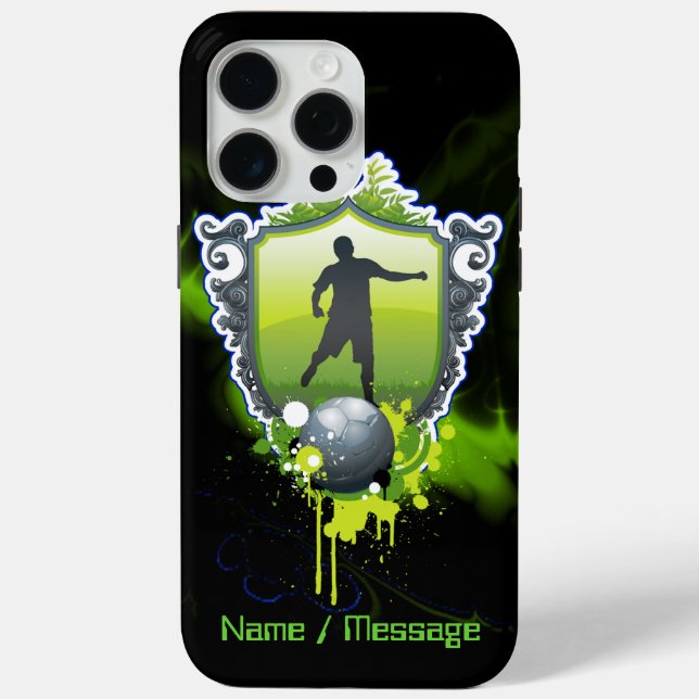 Fall Fußball 1 Case-Mate iPhone Hülle (Rückseite)