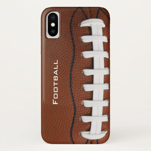 Fall Fußball Design iPhone X Case-Mate iPhone Hülle (Rückseite)