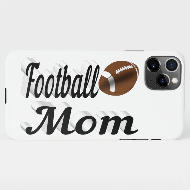 Fall Fußball Mama iPhone Hülle (Rückseite (Horizontal))