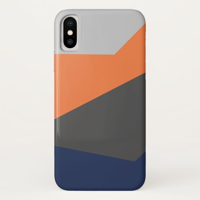 Fall Geometric iPhone X Case-Mate iPhone Hülle (Rückseite)