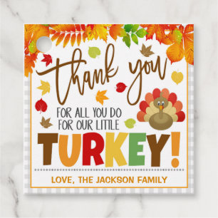 Fall-Geschenk-Tag Geschenkanhänger