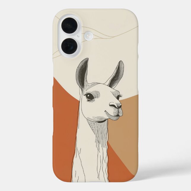 Fall Giraffe Liebe - Niedliche Minimalistische Kun Case-Mate iPhone Hülle (Rückseite)