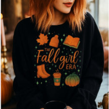 Fall-Girl-Ära-Sweatshirt, Herbst-Mädchen-Shirt-Ges