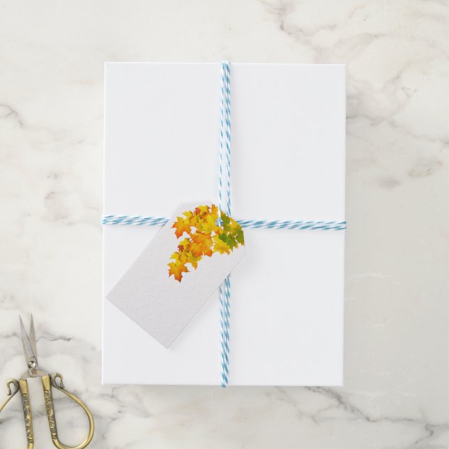 Fall Glory Personalisiert Gift Tag Geschenkanhänger (Mit Garn)