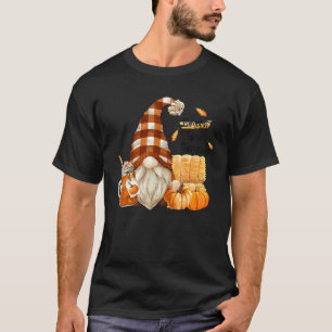 Fall Gnome Pumpkin Gewürz Alles Niedlich Gnome Hal T-Shirt
