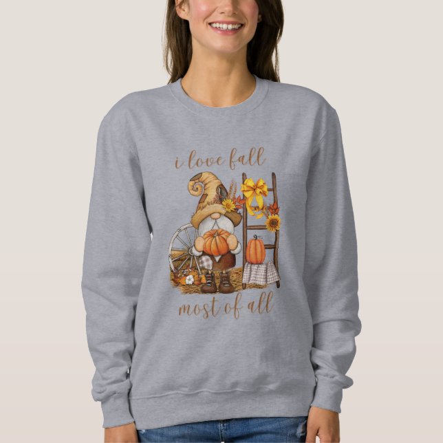 FALL GNOME SWEATSHIRT (Vorderseite)