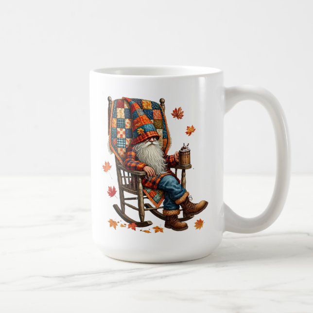 Fall Gnome-Tasse Kaffeetasse (Rechts)