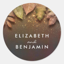 Fall Gold Blätter Vintage Wedding