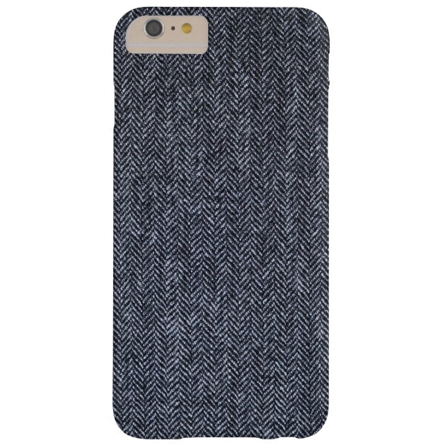 Fall: Graue Tweed Fabric Case-Mate iPhone Hülle (Rückseite)
