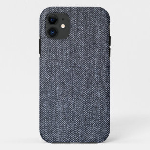 Fall: Graues Tweed-Gewebe Case-Mate iPhone Hülle