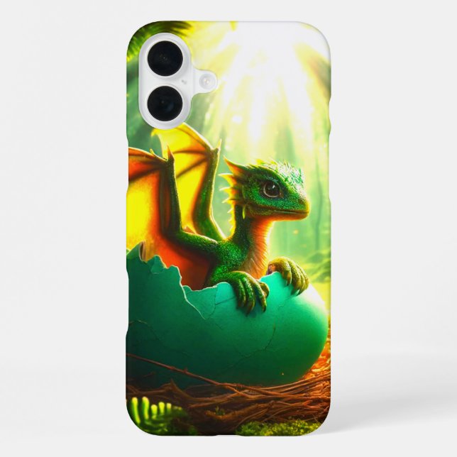 Fall "Green Dragon Phone" iPhone Hülle (Rückseite)