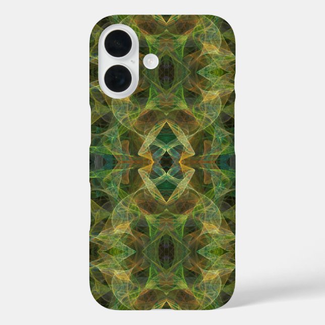 Fall "Green Fraktal" Case-Mate iPhone Hülle (Rückseite)