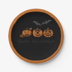 Fall/Halloween/Kürbispapier-Teller Pappteller
