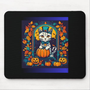 Fall Halloween Niedliche Falkenszene Mousepad