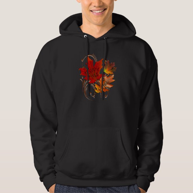 Fall  Happy Fall Y'all Cute Autumn Thanksgiving Hoodie (Vorderseite)