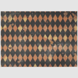 Fall Harlequin Tissue for Decoupage Seidenpapier