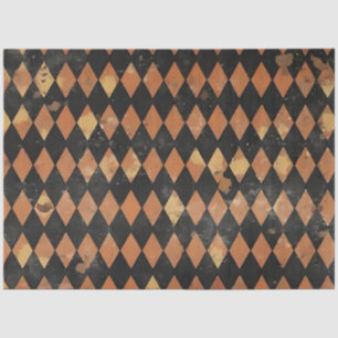 Fall Harlequin Tissue for Decoupage Seidenpapier