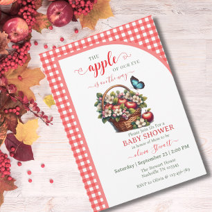 Fall Harvest Apfel unserer Babyauge Einladung