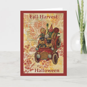 Fall Harvest Halloween Karte
