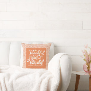 Fall Harvest Orange Foliage Personalisiert Kissen