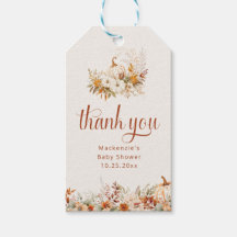 Fall Harvest Pumpkin Baby Dusche Vielen Dank für I