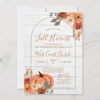 Fall Harvest Pumpkin Party Fest Picnic